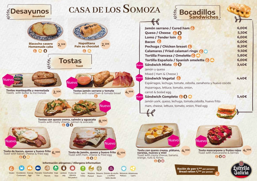 Carta Casa de los Somozas